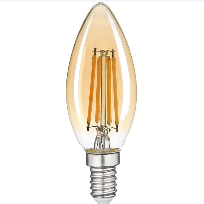 4w E14 Led Flamanlı Buji Rustik Ampul 15306