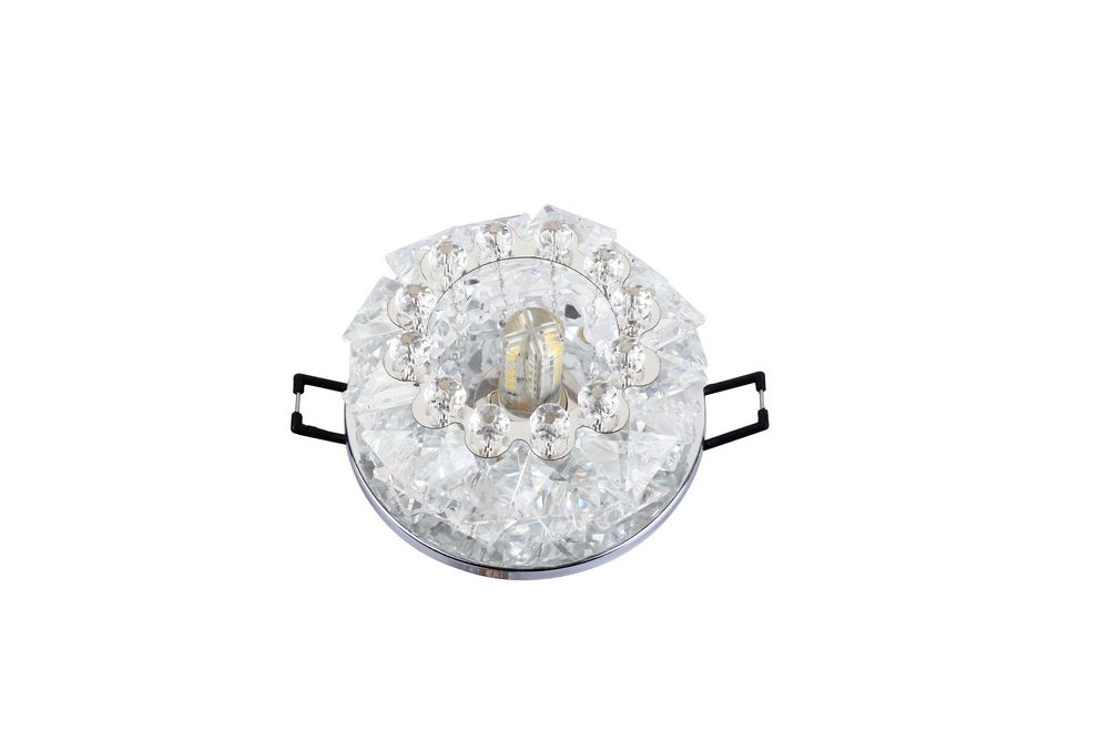 Akçay Pırlanta Model Kristal Cam Spot + Ampul (Günışığı)