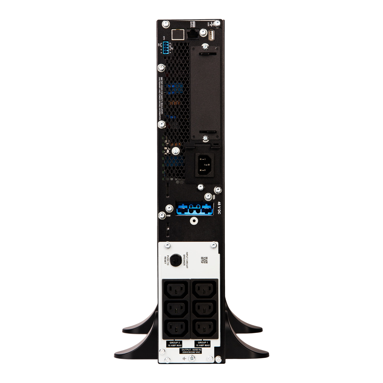 APC Smart-UPS On-Line, 1000VA/1000W, Kule, 230V, 6x C13 IEC Çıkış, SmartSlot, Uzatılmış Çalışma Süresi, Ray Kiti Olmadan
