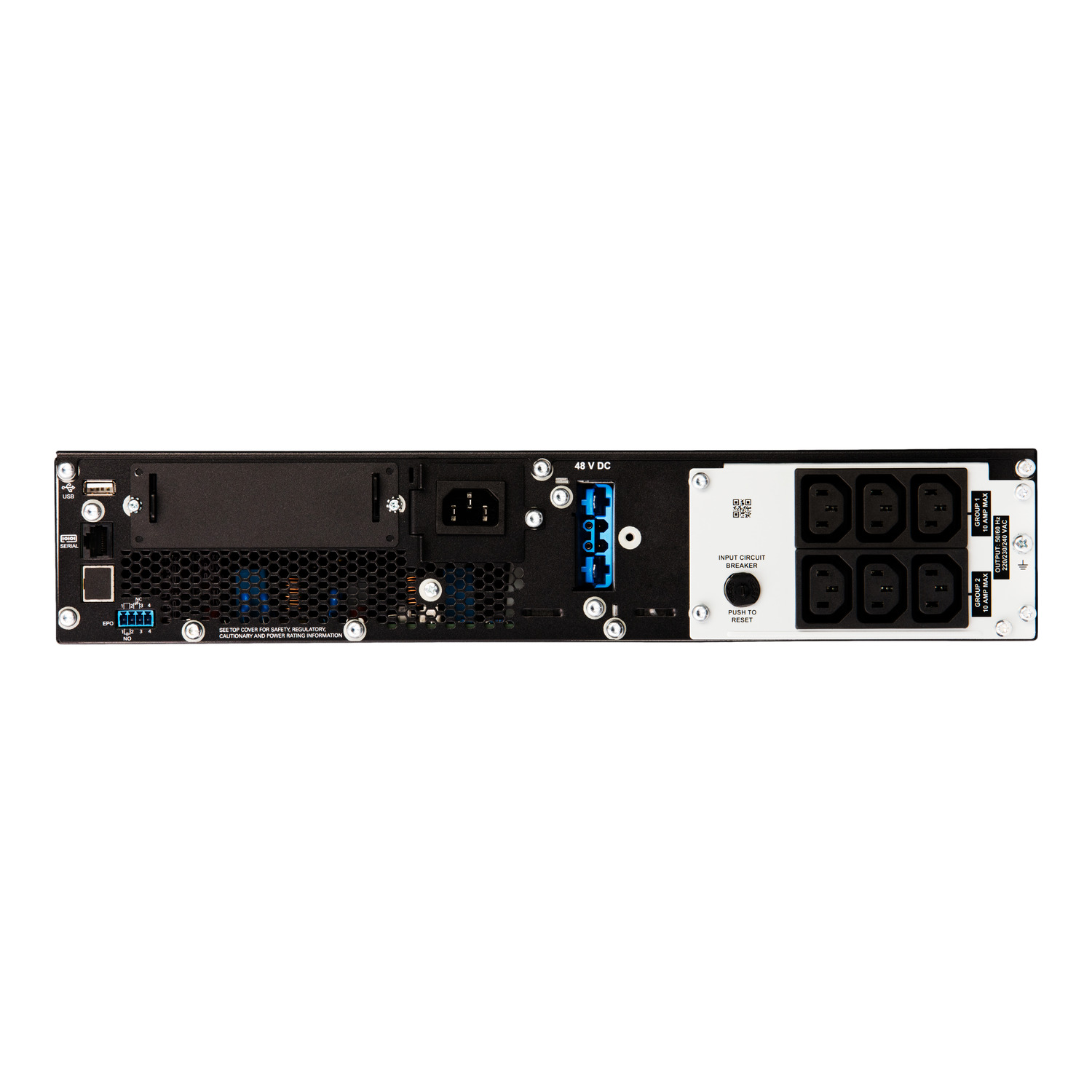 APC Smart-UPS On-Line, 1000VA/1000W, Kule, 230V, 6x C13 IEC Çıkış, SmartSlot, Uzatılmış Çalışma Süresi, Ray Kiti Olmadan