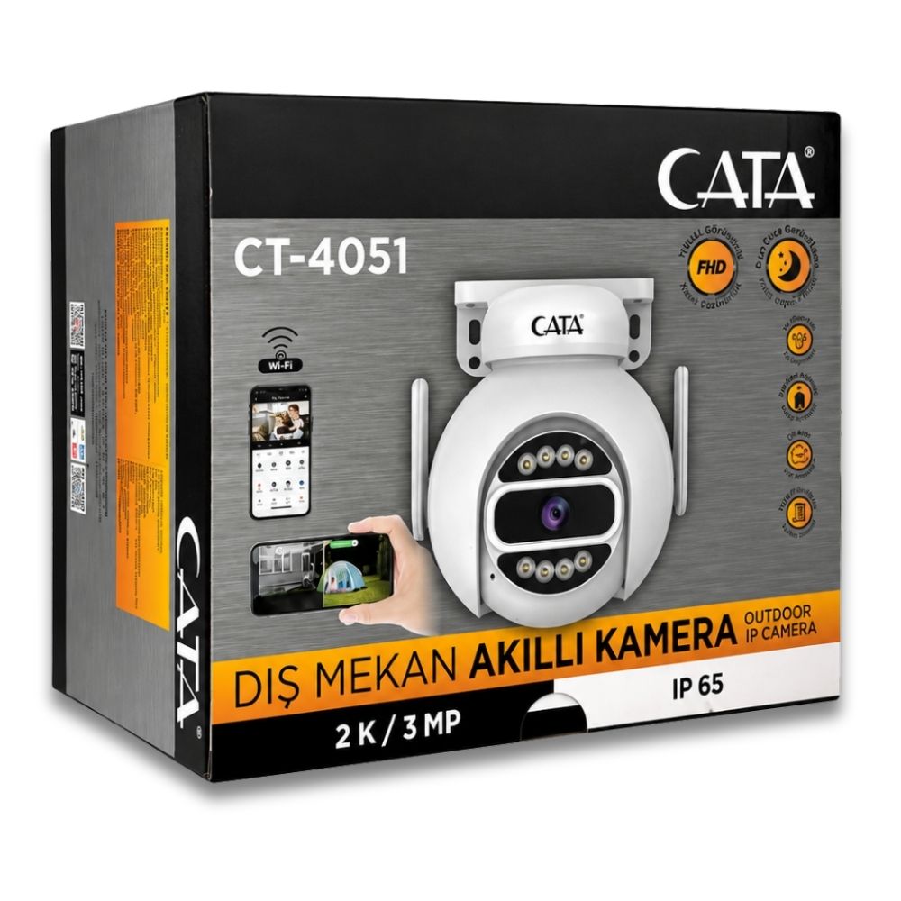 CATA CT-4051  Akıllı Dış Mekan Kamera