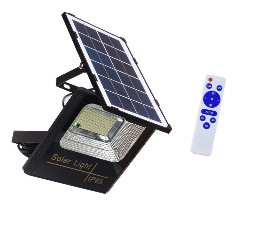 CATA CT-4648 100 Watt Kumandalı Led Solar Projektör Sokak Aydınlatma Güneş Panel