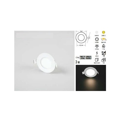 CATA CT-5144 2" Beyaz Işık 3W Panel Led Spot Armatür