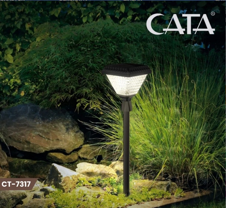 CATA CT-7317 Solar Kazıklı Bahçe Armatür 30W 6400K Beyaz Işık