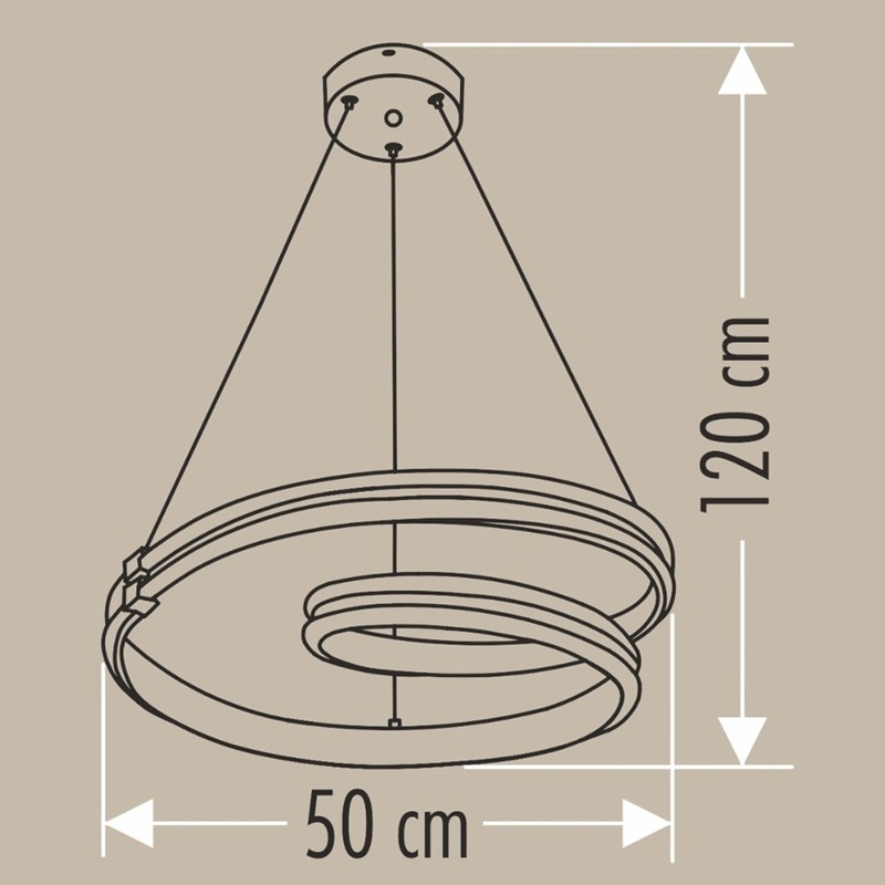 CATA CT-8630 180W Parla LED Sarkıt (3 Renk - Kumandalı)