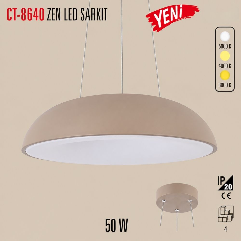 CATA CT-8640 50W Zen LED Sarkıt (3 Renk)
