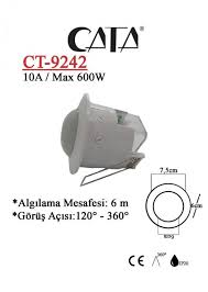 CATA CT-9242 Sıva Altı 360 Derece Sensör
