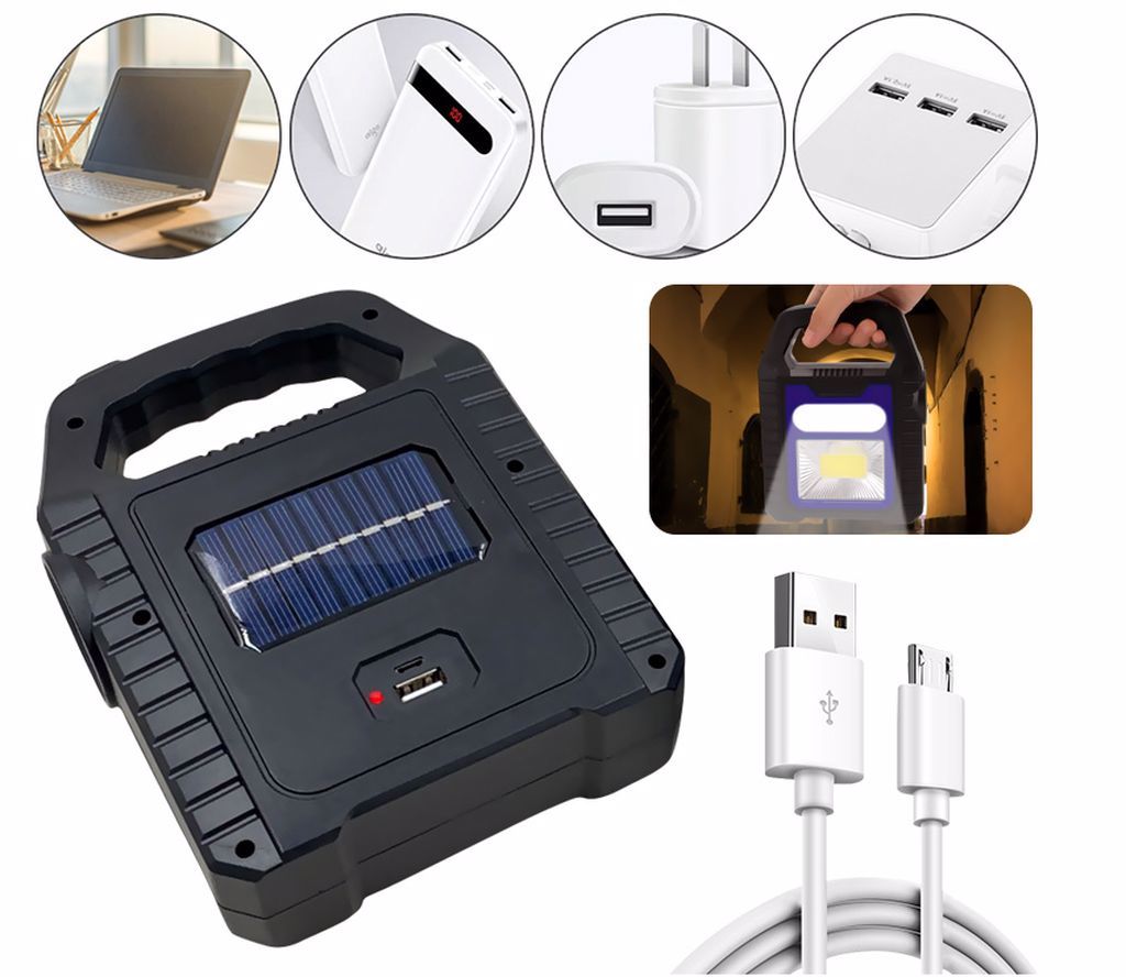 CATA CT-9955 Hazar Güneş Eenerjili Led El Feneri 3 Fonksiyon