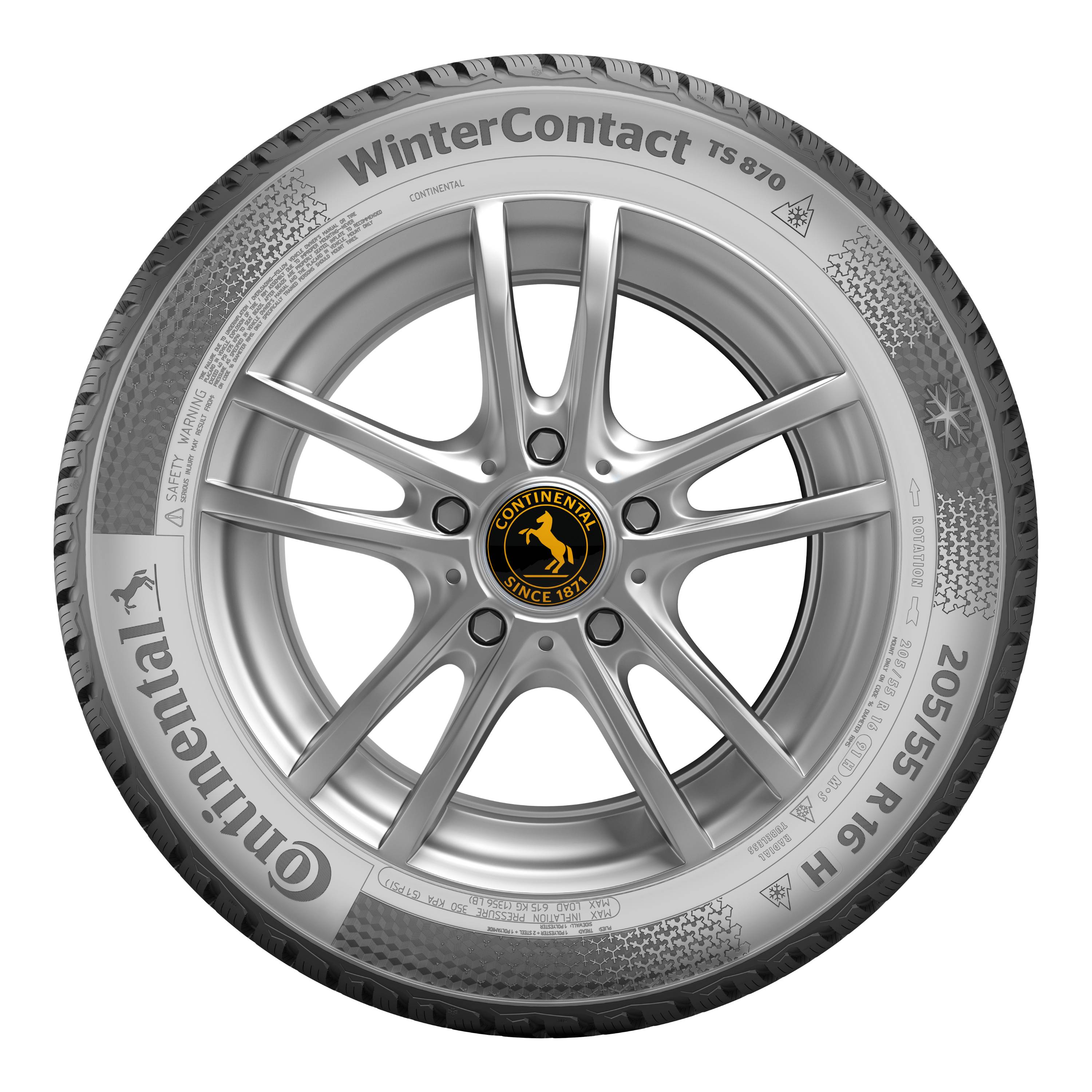 Continental 205/55 R16 91H WinterContact TS 870 Oto Kış Lastiği