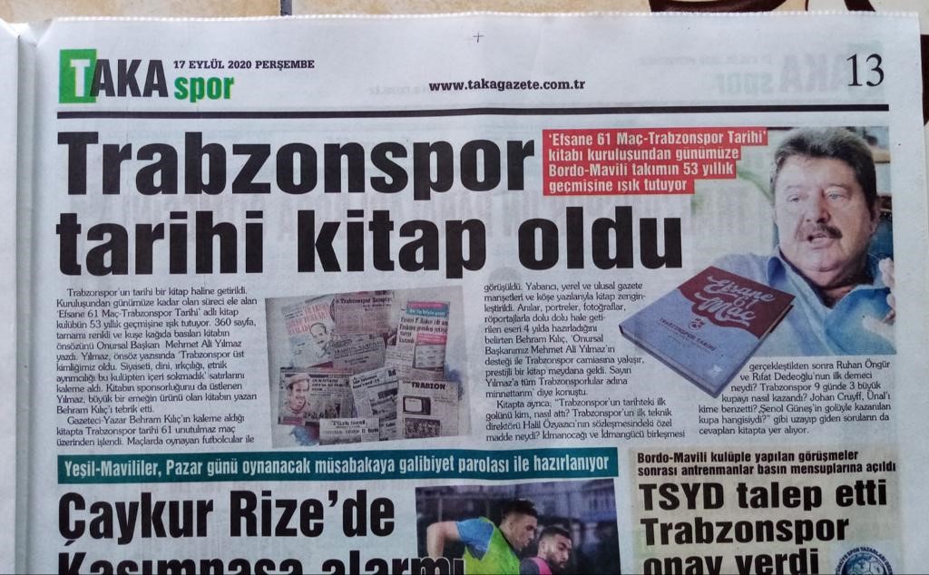 Efsane 61 Maç - Trabzonspor Tarihi