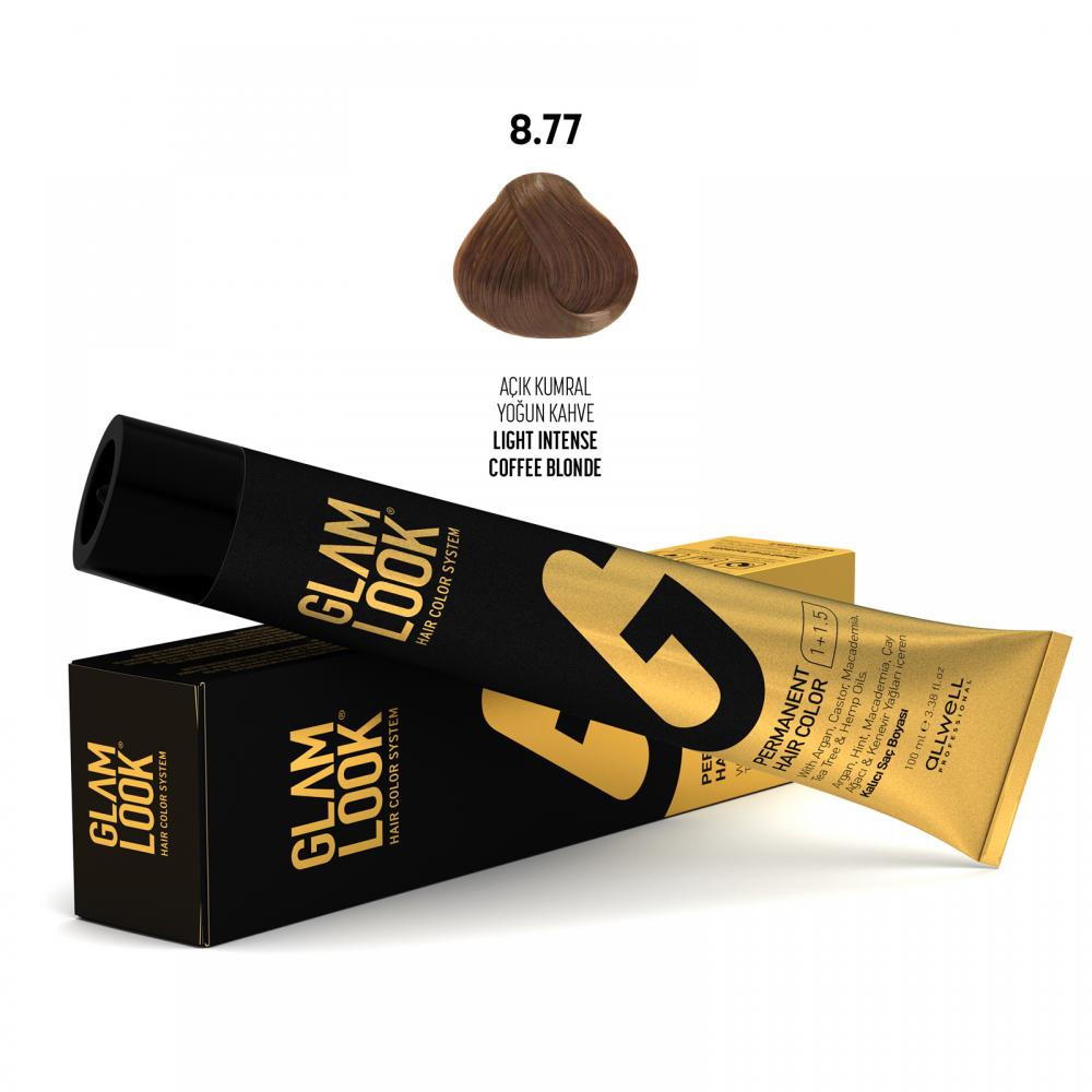Glamlook Kalıcı Saç Boyası 100 ml Açık Kumral Yoğun Kahve 8.77