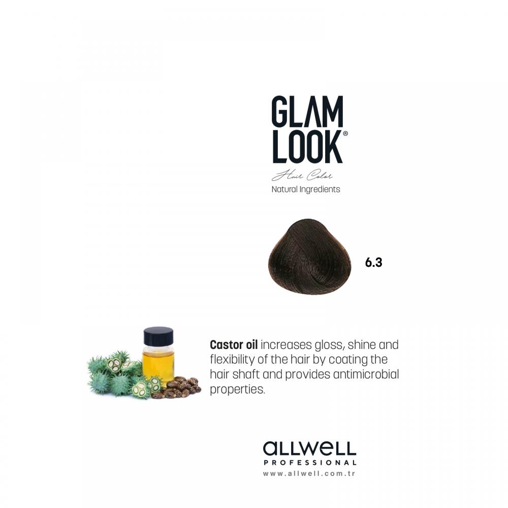 Glamlook Kalıcı Saç Boyası 100 ml Koyu Kumral Dore 6.3