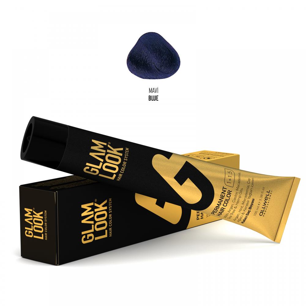 Glamlook Kalıcı Saç Boyası 100 ml Mavi