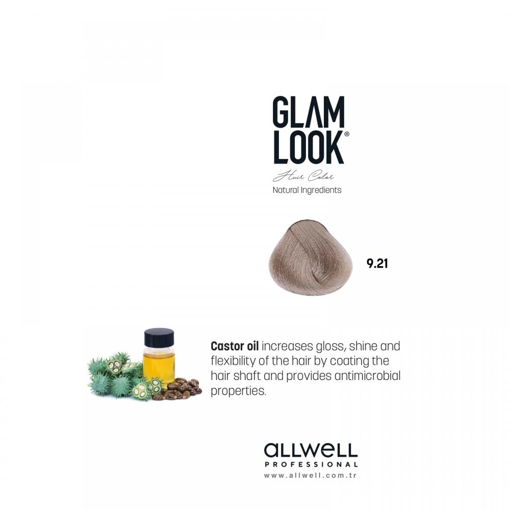 GLAMLOOK Kalıcı  Saç Boyası 100 ML  Sarı İrize Küllü 9.21