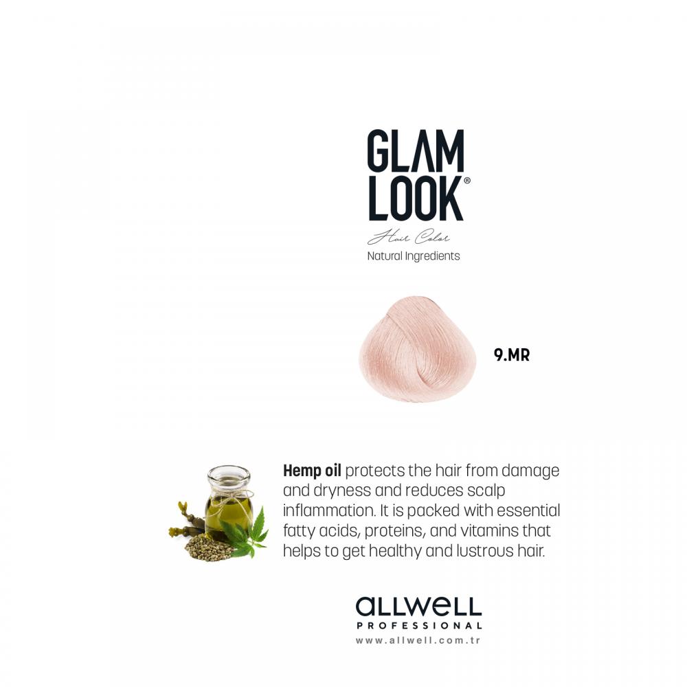 Glamlook Kalıcı Saç Boyası 100 ml Sarı Metalik Pembe 9.MR