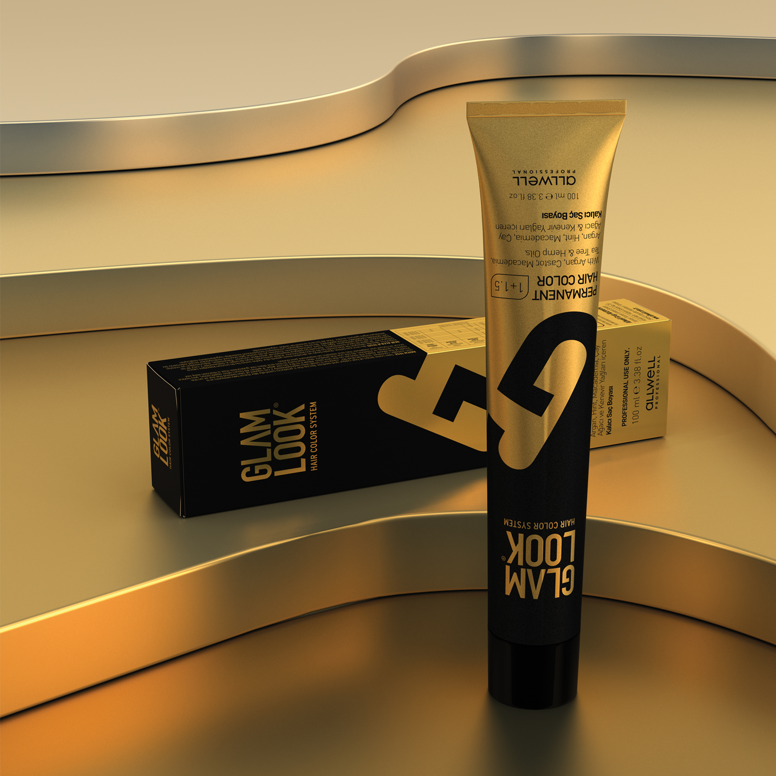 Glamlook Kalıcı Saç Boyası 50 ml 7.6 Kumral Kızıl