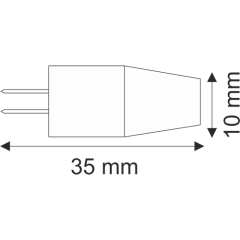 Helios 42-0151 2W 12V Kapsül G4 Led Ampul 3Beşli Paket