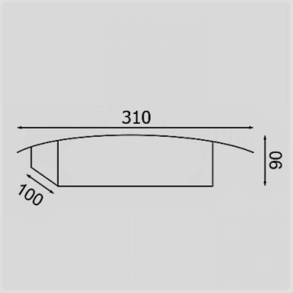 Helios 90-0122B-Dış Mekan Bahçe Duvar Aplik