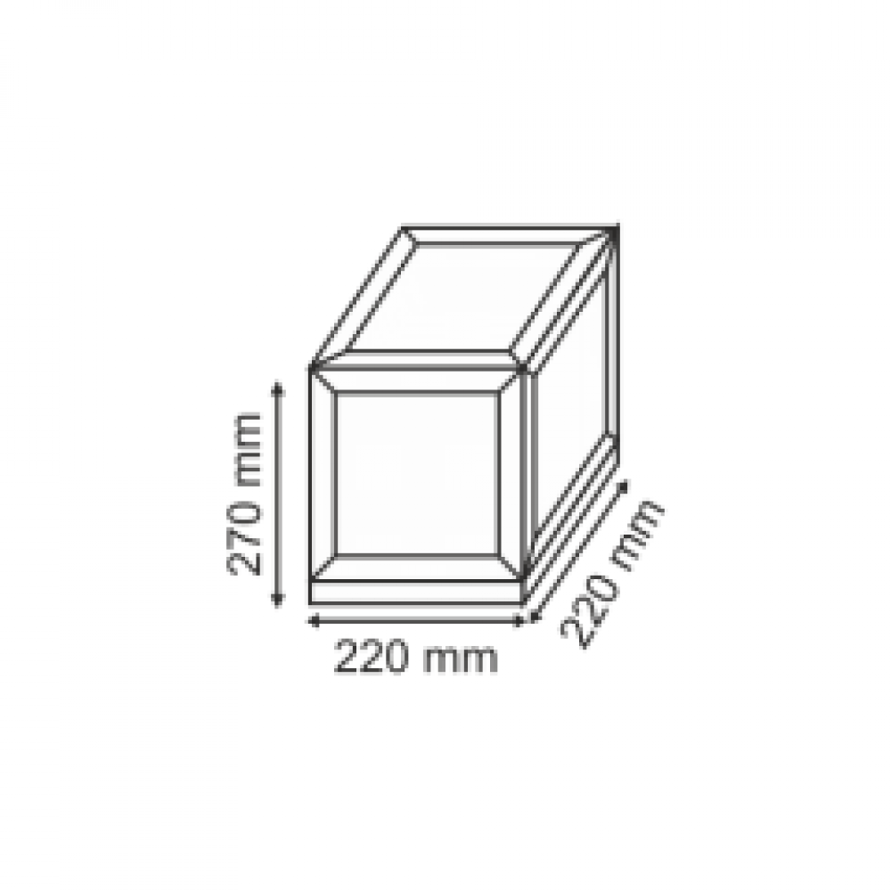 Helios-90-3622 Opto Bahçe Duvar Aplik