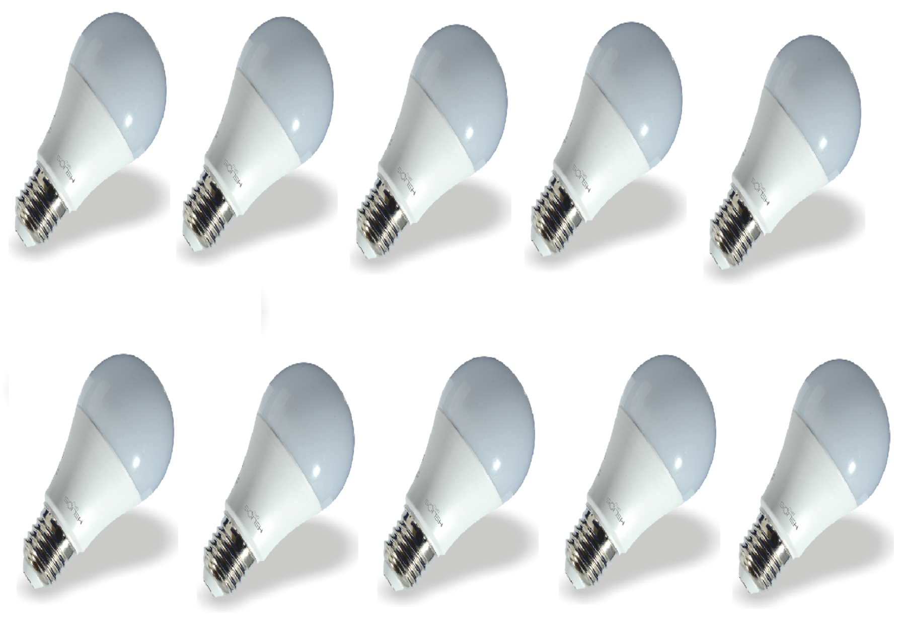 Helios HS-2021 9W Led Ampul Beyaz Işık (10 Adet)