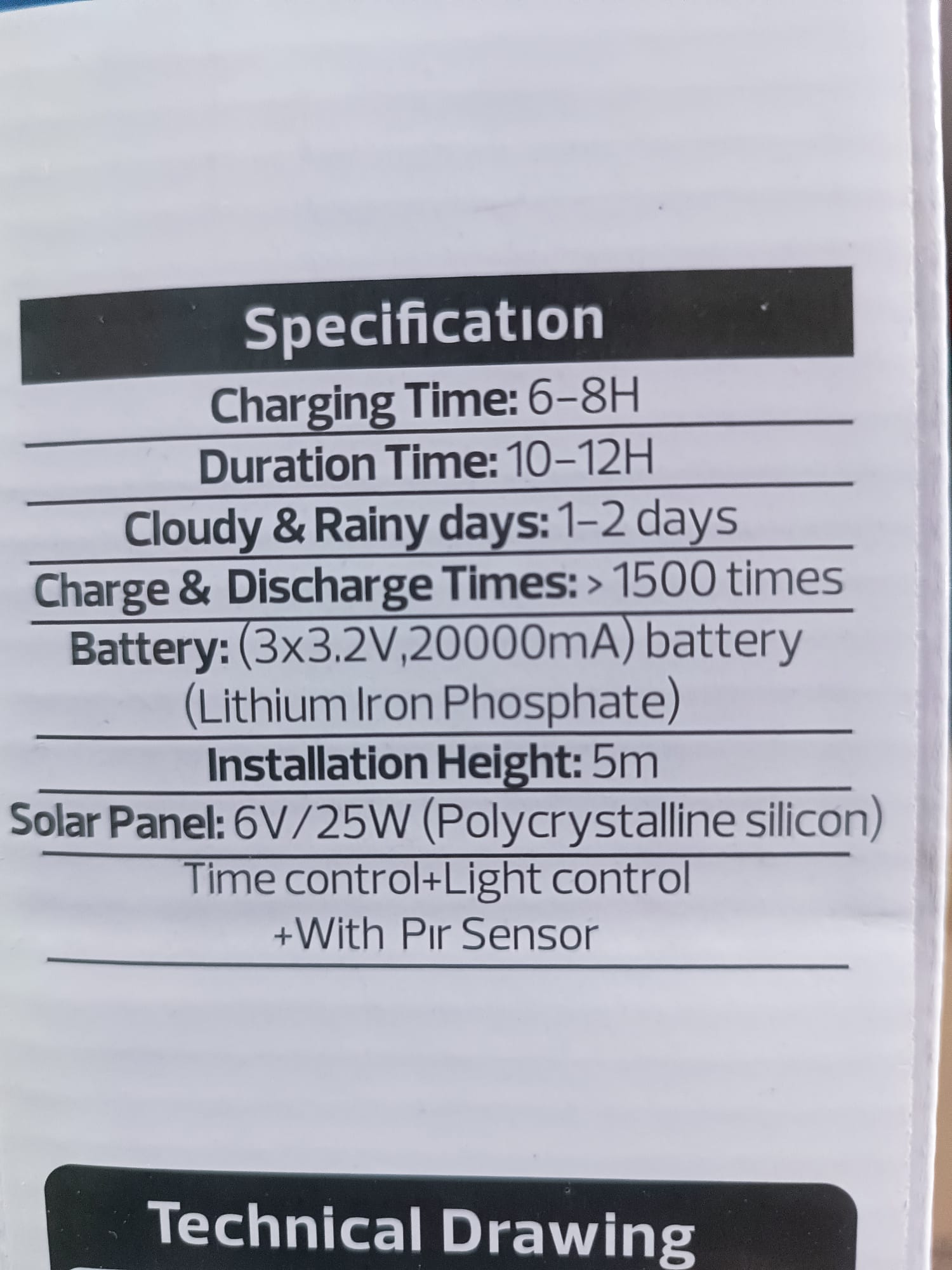 Horoz Grand XL 900 074-009-0900 900W Beyaz Işık Led Solar Sokak Armatürü