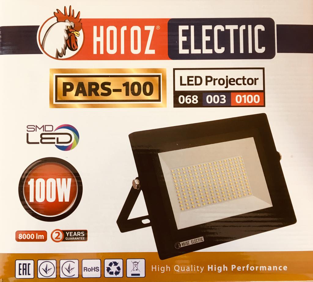 Horoz Pars100 100 Watt SMD Led Projektör Beyaz Işık