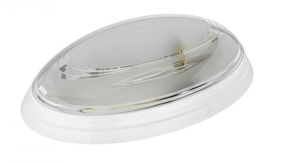 Horoz Tek Duylu Plastik Ninova Desenli Beyaz Aplik E27 Duylu