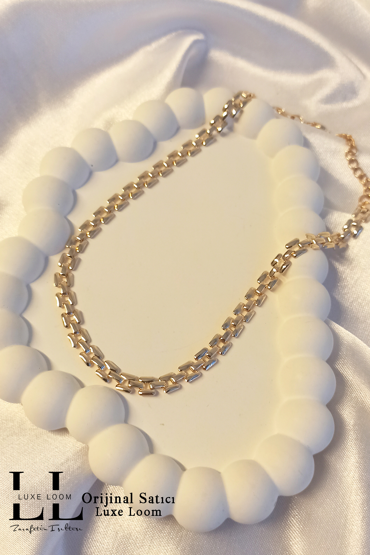 Kadın Gold Yasak Elma Ender Kolye