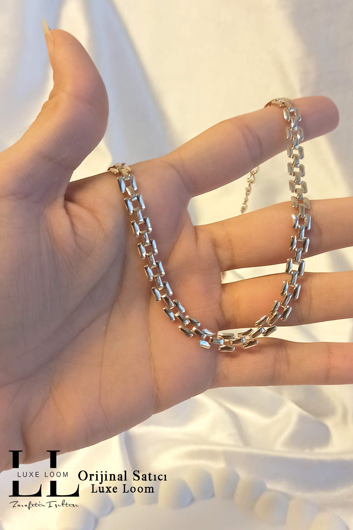 Kadın Gold Yasak Elma Ender Kolye