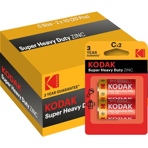 Kodak 20 Adet Çinko Karbon Blister Orta Pil