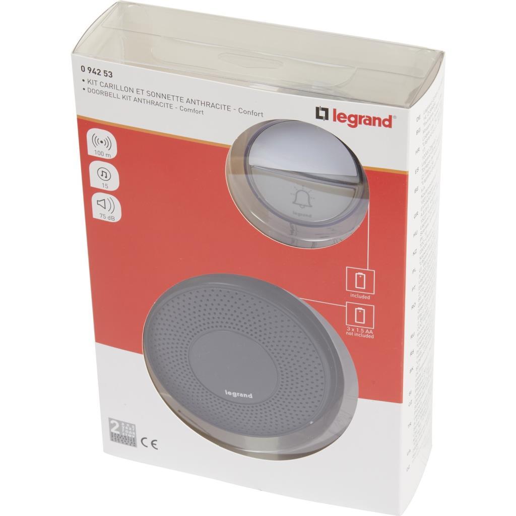 Legrand Comfort Kablosuz Zil-Kapsam 100 Metre-15 Melodi-094253
