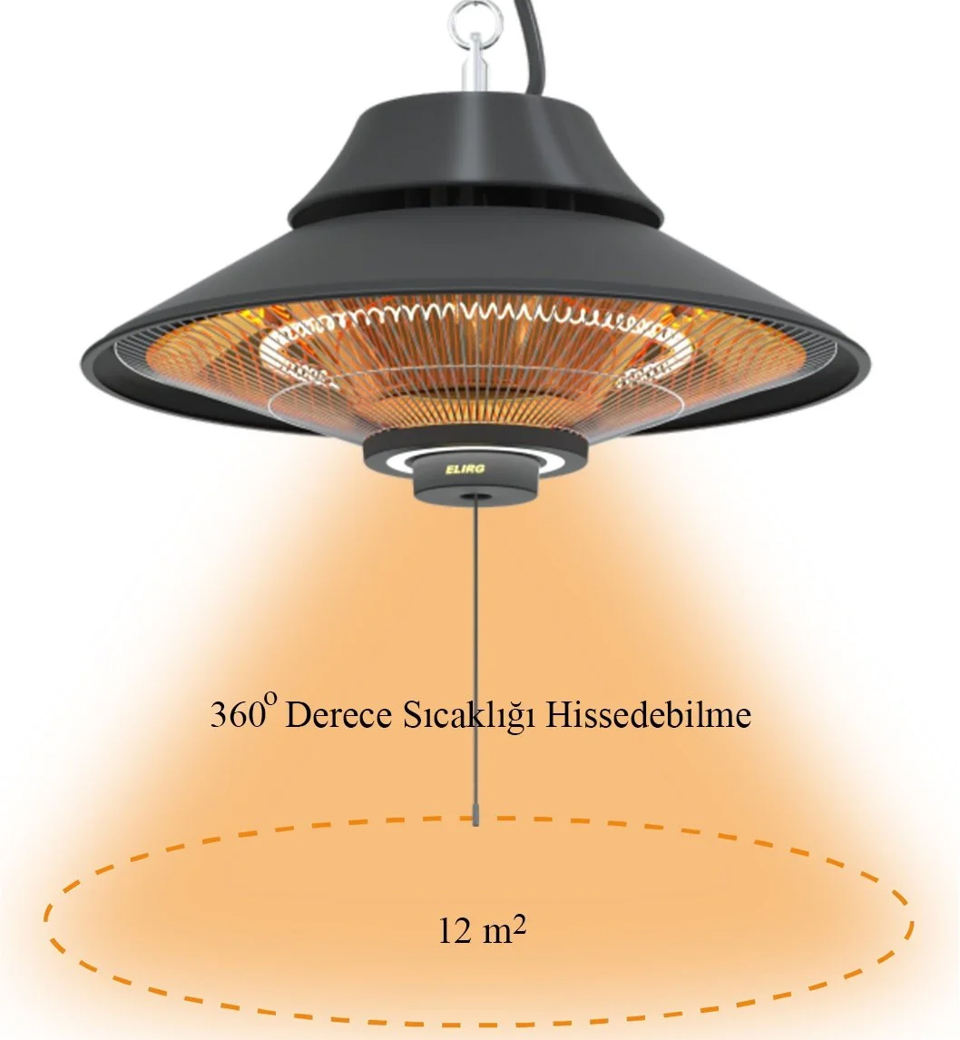 MirKraft Elirg 2000W Tavan Isıtıcı