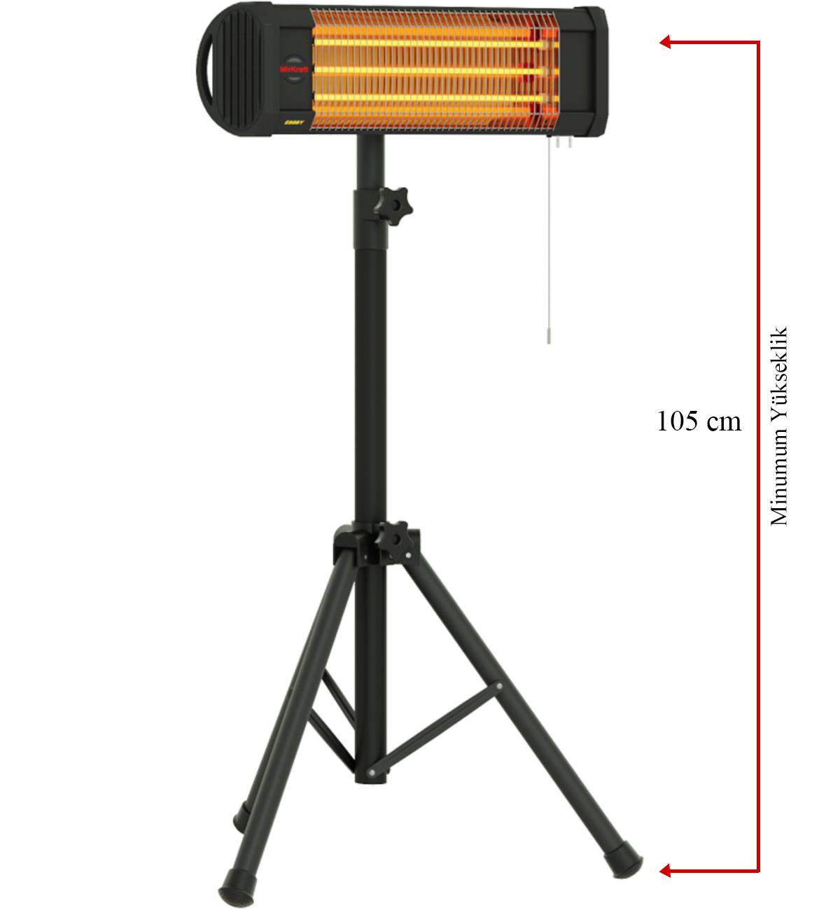 MirKraft Essby Tripod Quartz Isıtıcı