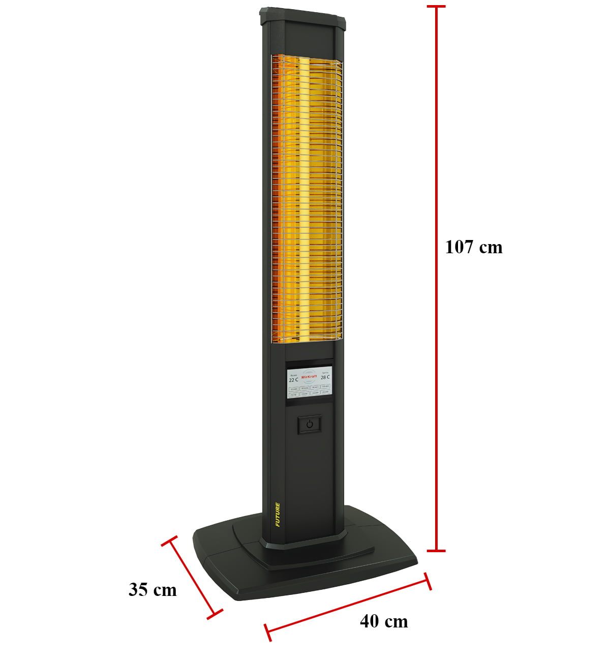 MirKraft Future Dikey Karbon Infrared Isıtıcı