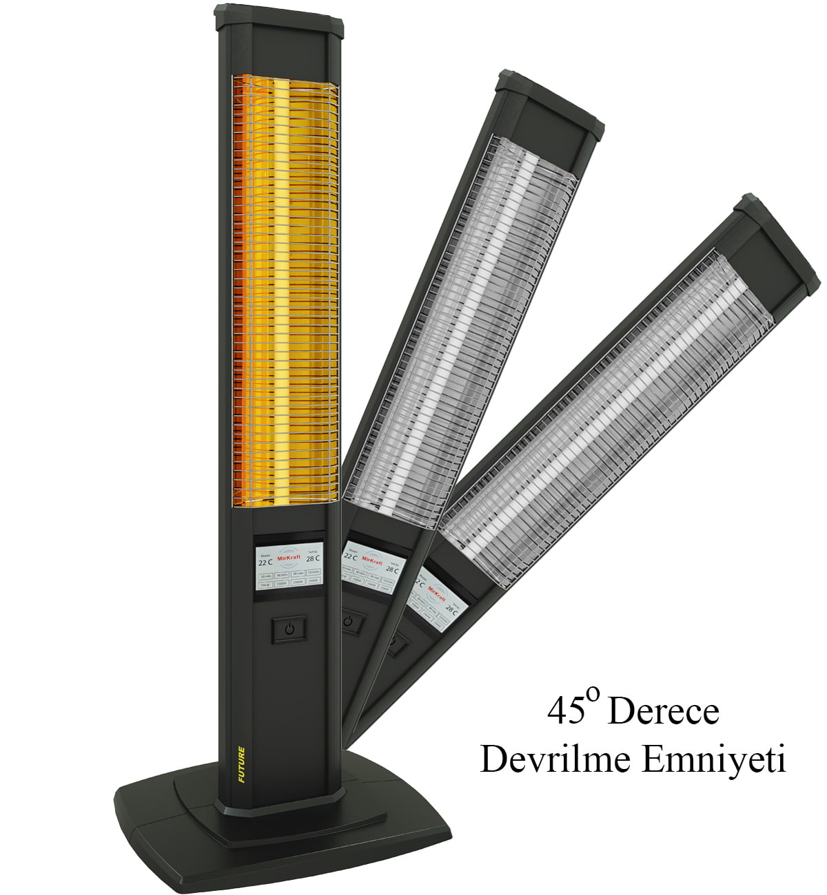 MirKraft Future Dikey Karbon Infrared Isıtıcı