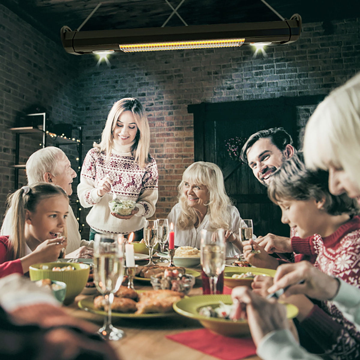 MirKraft VEGA 2500W Sarkıt Tipi Karbon Infrared Isıtıcı