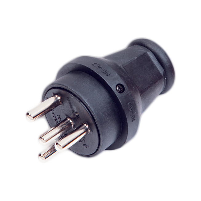 NE-AD 4005 3X25A Kauçuk Trifaze Fiş