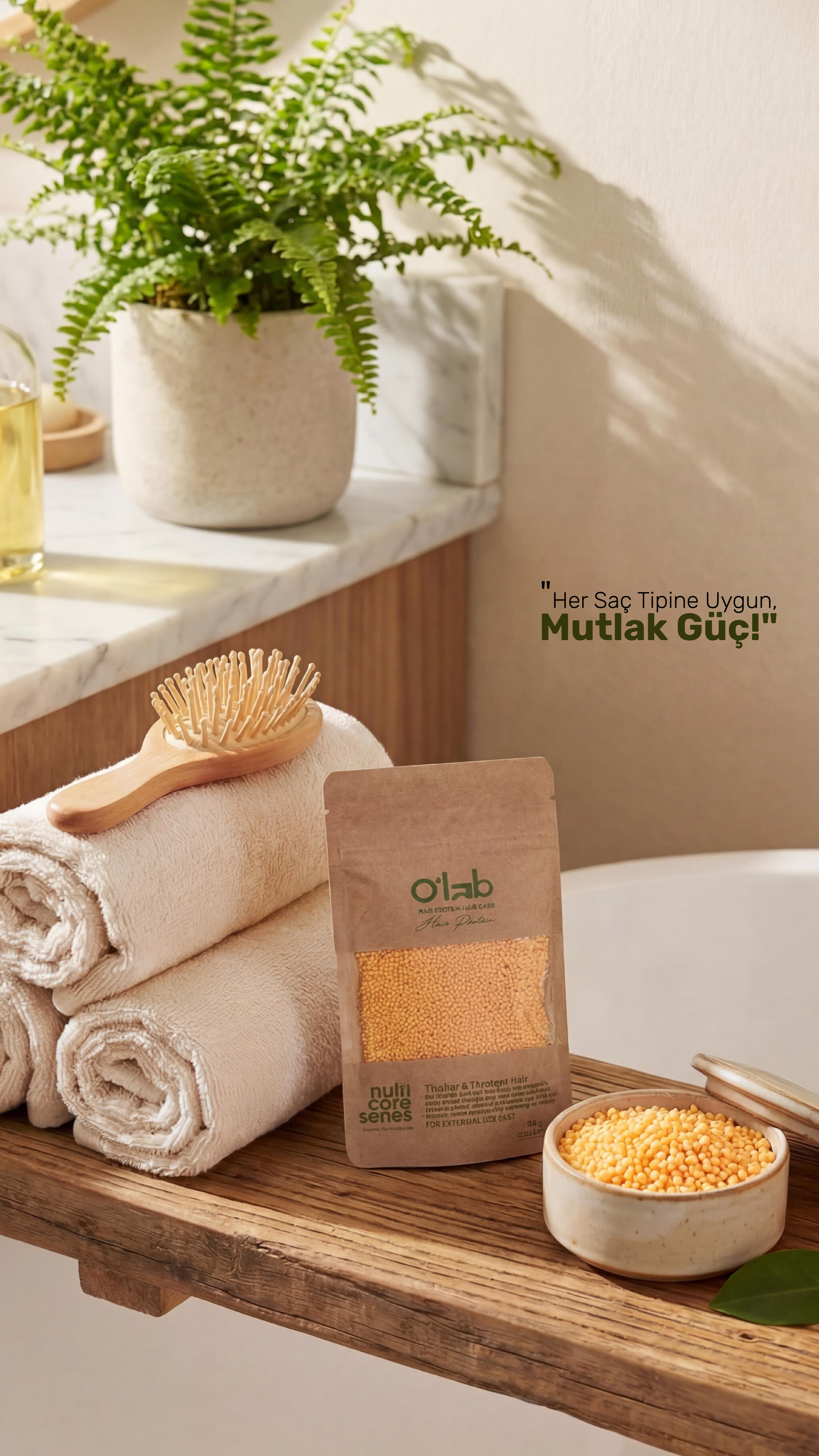 O'lab Saç Proteini Yıpranmış, Yanmış, Saçlar için