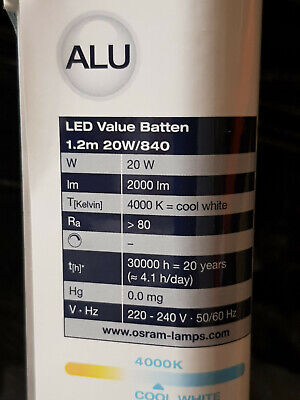 Osram Value Batten 120 cm Led Bant Armatür 20W 4000K(Ilık Beyaz)