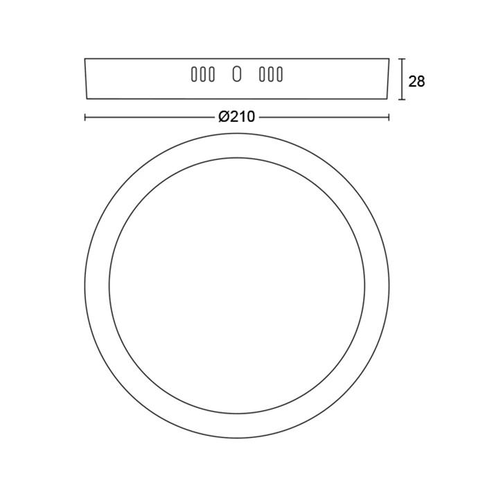 Philips Magneos 12W Yuvarlak Tavan Lambası