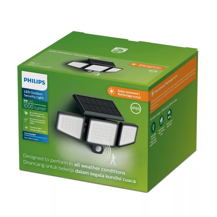 Philips ZYLX 8W Solar Duvar Lambalası