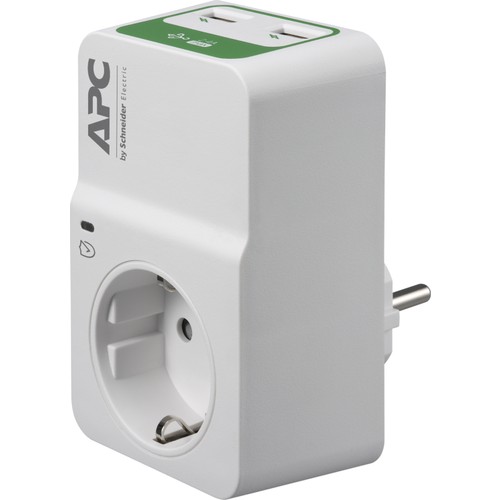 Schneider Electric APC Akım Korumalı Priz 2 USB'li PM1WU2-GR