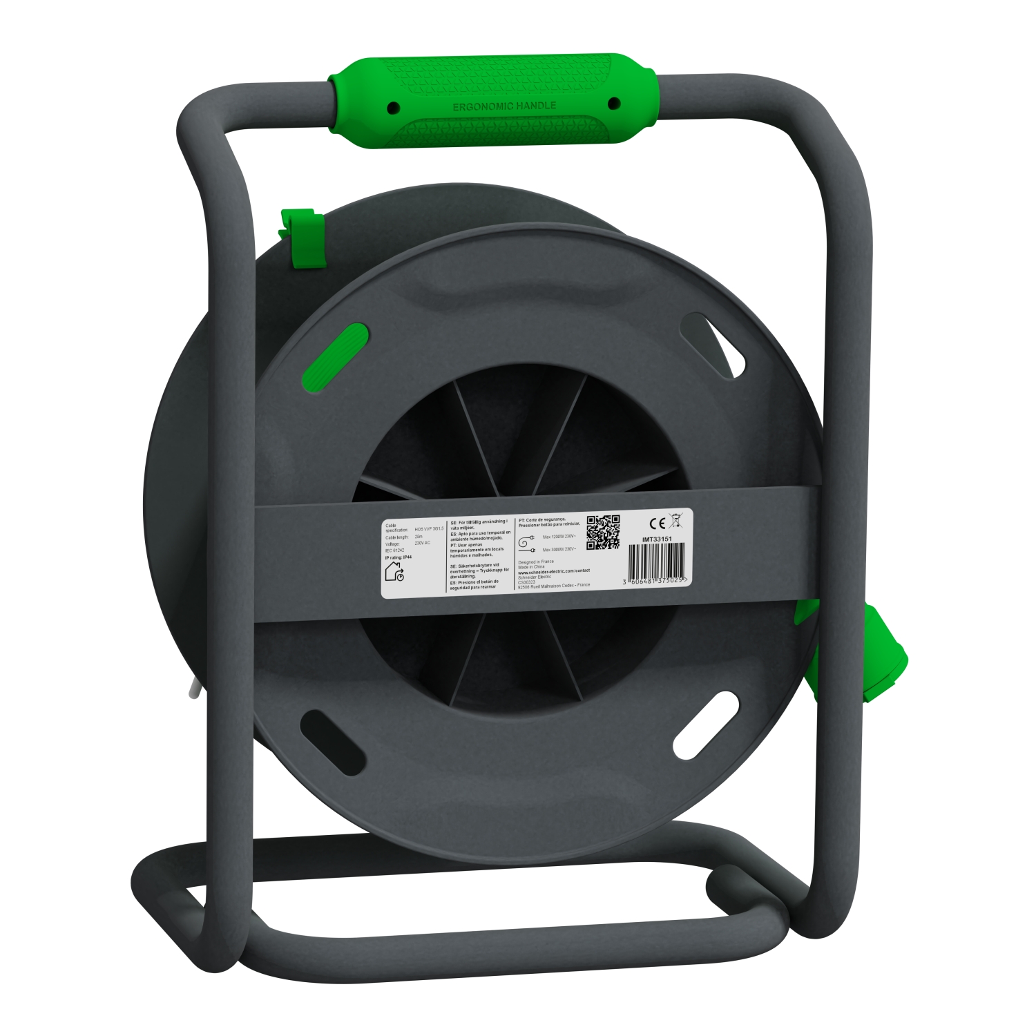 Schneider Electric IMT33151 3X1,5 25M Kablo Makarası