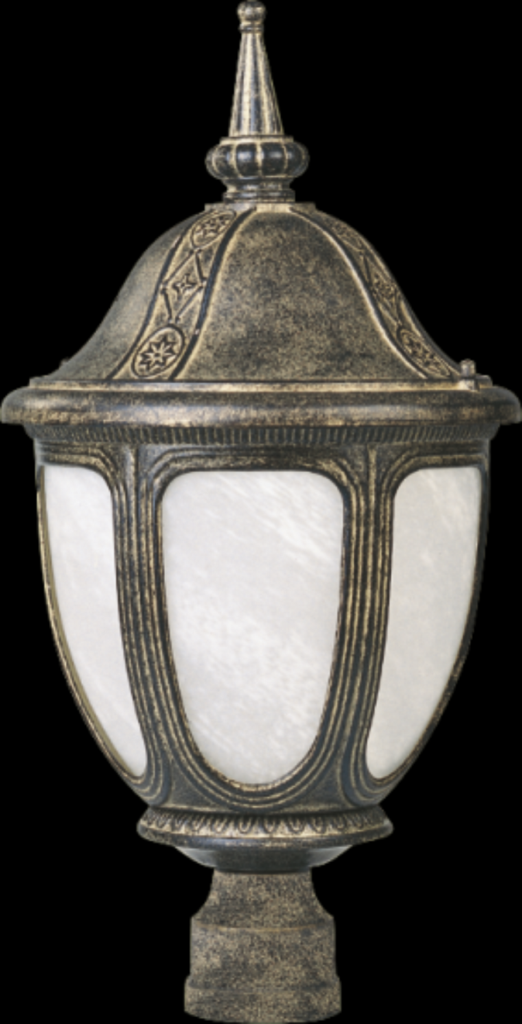 Sensa 4703D Miğfer Direk Üstü Model Alüminyum Enjeksiyon Döküm Fener Antik Taş Renk