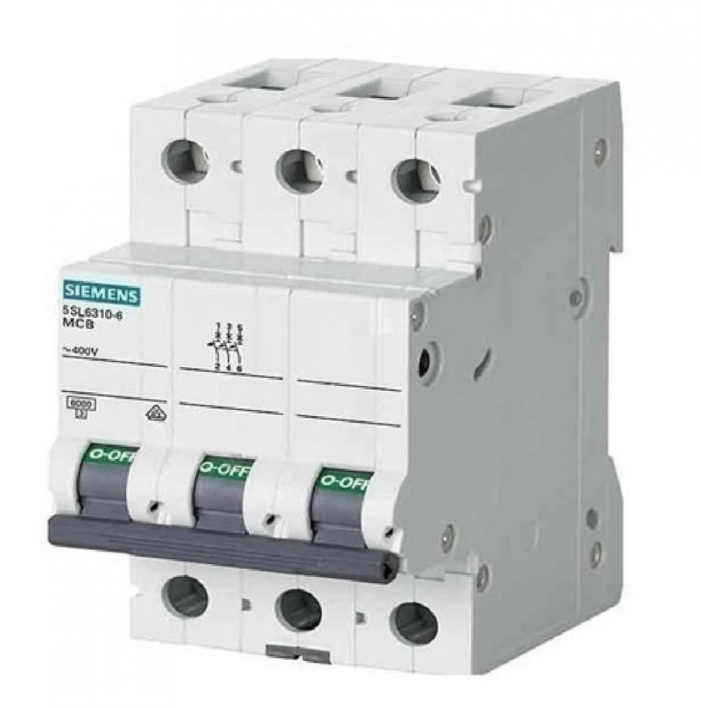 Siemens C Tip 32 Amper Üç Fazlı Anahtarlı Otomatik Sigorta (Trifaze) 5SL Serisi 5SL6332-7YA