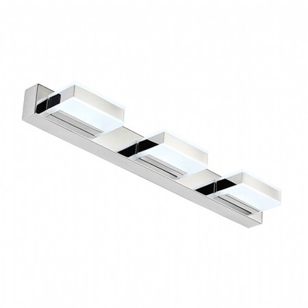 YCL YDA-1012 Üçlü Kare Krom Led Tablo Duvar Aplik