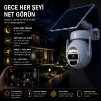 CATA CT-4052 Solar Dış Akıllı Kamera Qhd 1269 P