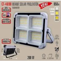 CATA CT-4698 Portatif Solar LED Projektör 200W