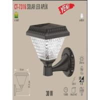 CATA CT-7316 Beyaz 30W Solar Led Aplik