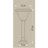 CATA CT-7317 Riva 30W Solar LED Çim Direği